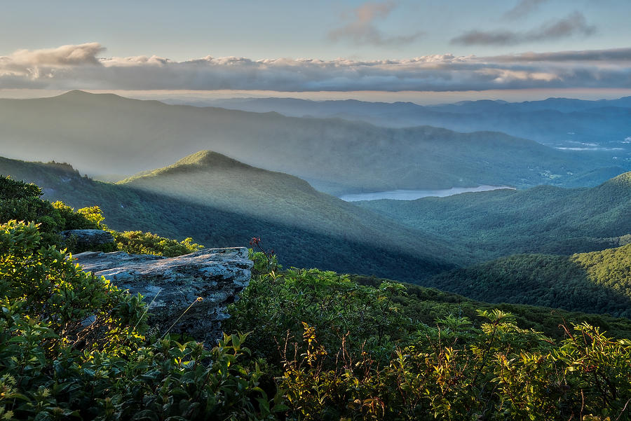 Craggy Pinnacle Sunrise 073017-106 : Appalachian Mountains : Will Dickey Florida Fine Art Nature and Wildlife Photography - Images of Florida's First Coast - Nature and Landscape Photographs of Jacksonville, St. Augustine, Florida nature preserves