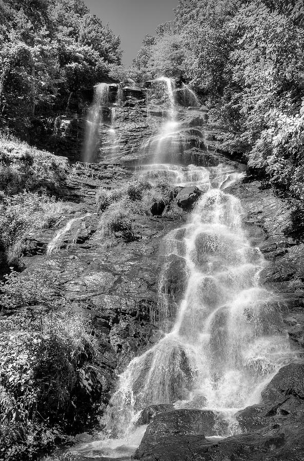 Amicalola Falls      070514-313BW : Black and White : Will Dickey Florida Fine Art Nature and Wildlife Photography - Images of Florida's First Coast - Nature and Landscape Photographs of Jacksonville, St. Augustine, Florida nature preserves