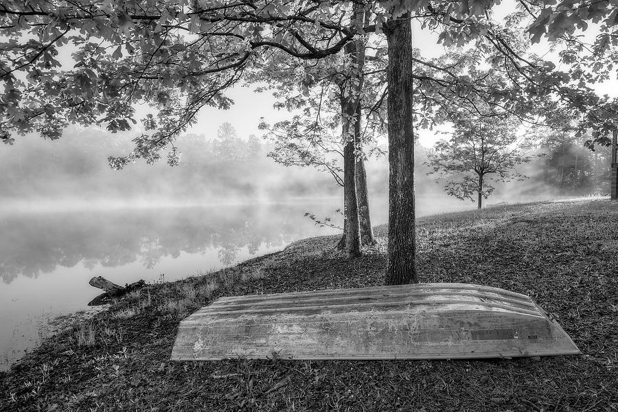 Camp Pond Mist   041519-96BW : Black and White : Will Dickey Florida Fine Art Nature and Wildlife Photography - Images of Florida's First Coast - Nature and Landscape Photographs of Jacksonville, St. Augustine, Florida nature preserves