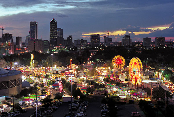 Greater Jacksonville Agricultural Fair 102401-A5 : Panoramas and Cityscapes : Will Dickey Florida Fine Art Nature and Wildlife Photography - Images of Florida's First Coast - Nature and Landscape Photographs of Jacksonville, St. Augustine, Florida nature preserves