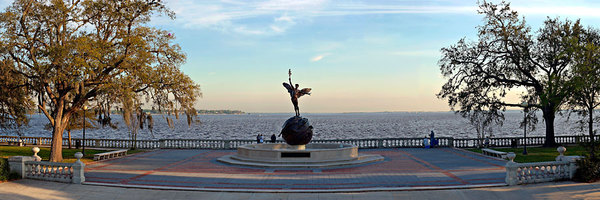 Memorial Park, Jacksonville 032405-P : Panoramas and Cityscapes : Will Dickey Florida Fine Art Nature and Wildlife Photography - Images of Florida's First Coast - Nature and Landscape Photographs of Jacksonville, St. Augustine, Florida nature preserves
