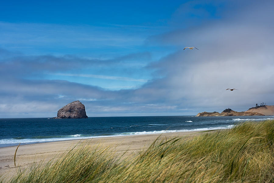 Haystack Rock 
070615-100 : Pacific Northwest  : Will Dickey Florida Fine Art Nature and Wildlife Photography - Images of Florida's First Coast - Nature and Landscape Photographs of Jacksonville, St. Augustine, Florida nature preserves