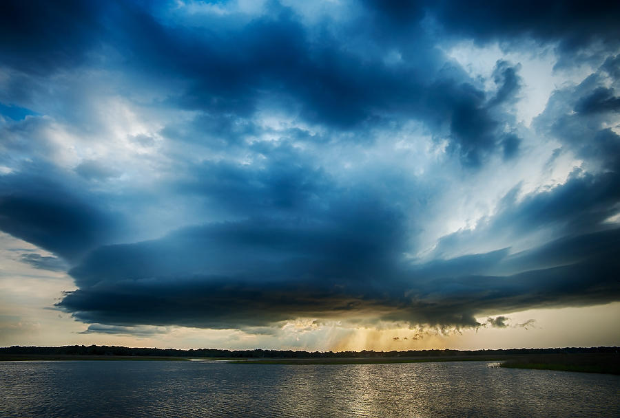 Intracoastal Storm 072314-494 : Timucuan Preserve  : Will Dickey Florida Fine Art Nature and Wildlife Photography - Images of Florida's First Coast - Nature and Landscape Photographs of Jacksonville, St. Augustine, Florida nature preserves