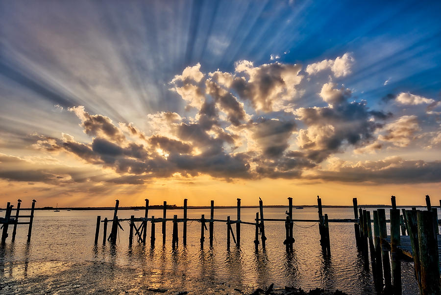 Fernandina Sunset 021417-16 : Beaches : Will Dickey Florida Fine Art Nature and Wildlife Photography - Images of Florida's First Coast - Nature and Landscape Photographs of Jacksonville, St. Augustine, Florida nature preserves