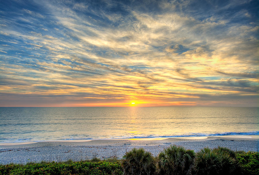 Indialantic Sunrise 032911-292 : Beaches : Will Dickey Florida Fine Art Nature and Wildlife Photography - Images of Florida's First Coast - Nature and Landscape Photographs of Jacksonville, St. Augustine, Florida nature preserves