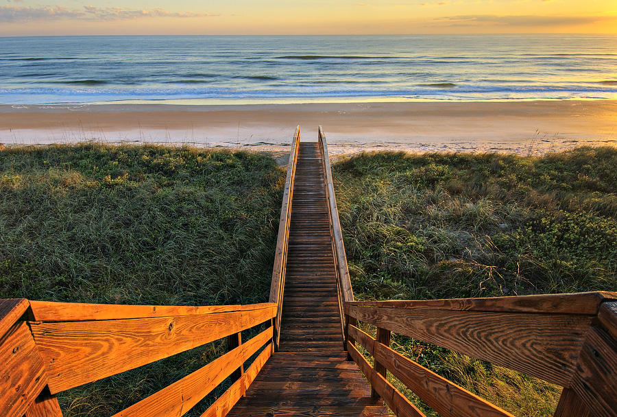 Ponte Vedra Boardwalk 121907-115 : Beaches : Will Dickey Florida Fine Art Nature and Wildlife Photography - Images of Florida's First Coast - Nature and Landscape Photographs of Jacksonville, St. Augustine, Florida nature preserves