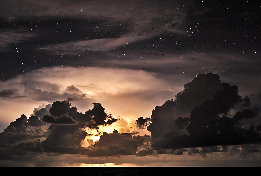 St. George Lightning 081010-70 : Beaches : Will Dickey Florida Fine Art Nature and Wildlife Photography - Images of Florida's First Coast - Nature and Landscape Photographs of Jacksonville, St. Augustine, Florida nature preserves