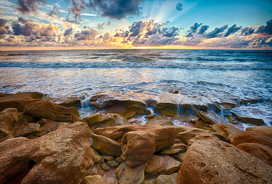 Washington Oaks Sunrise 071512-64 : Beaches : Will Dickey Florida Fine Art Nature and Wildlife Photography - Images of Florida's First Coast - Nature and Landscape Photographs of Jacksonville, St. Augustine, Florida nature preserves