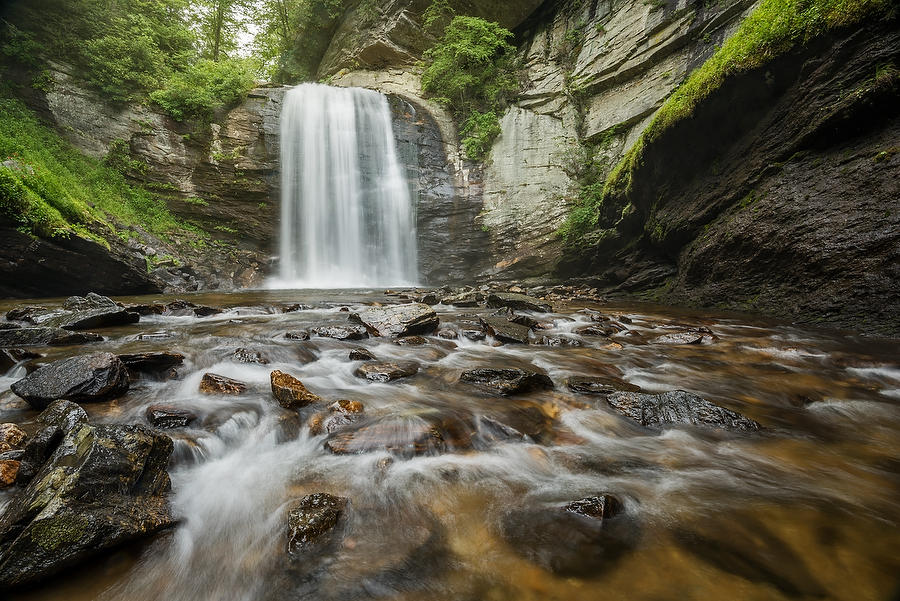 Looking Glass Falls 072817-19 : Appalachian Mountains : Will Dickey Florida Fine Art Nature and Wildlife Photography - Images of Florida's First Coast - Nature and Landscape Photographs of Jacksonville, St. Augustine, Florida nature preserves