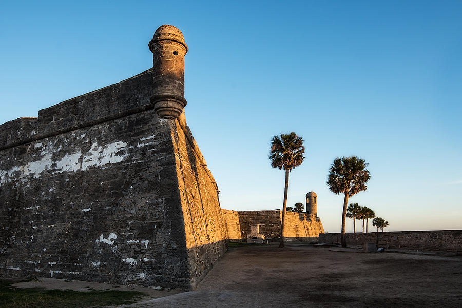 Castillo de San Marcos 031017-89 : Landmarks & Historic Structures : Will Dickey Florida Fine Art Nature and Wildlife Photography - Images of Florida's First Coast - Nature and Landscape Photographs of Jacksonville, St. Augustine, Florida nature preserves