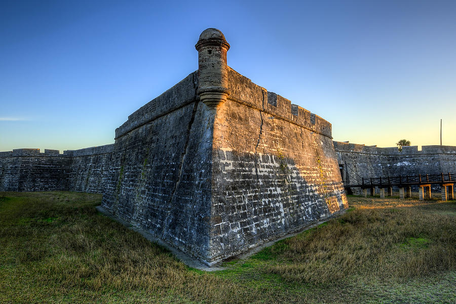 Castillo de San Marcos 031117-80 : Landmarks & Historic Structures : Will Dickey Florida Fine Art Nature and Wildlife Photography - Images of Florida's First Coast - Nature and Landscape Photographs of Jacksonville, St. Augustine, Florida nature preserves