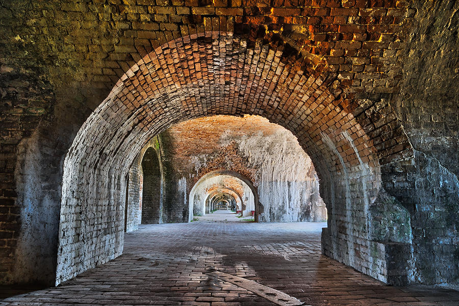 Ft. Pickens 
100716-22 : Landmarks & Historic Structures : Will Dickey Florida Fine Art Nature and Wildlife Photography - Images of Florida's First Coast - Nature and Landscape Photographs of Jacksonville, St. Augustine, Florida nature preserves