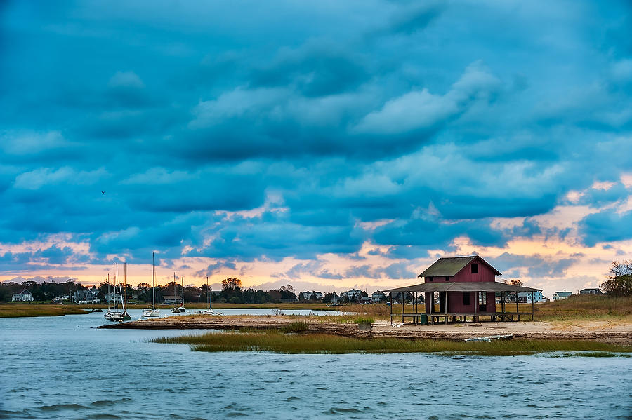 Grass Island Shack, Connecticut
092011-150 : Landmarks & Historic Structures : Will Dickey Florida Fine Art Nature and Wildlife Photography - Images of Florida's First Coast - Nature and Landscape Photographs of Jacksonville, St. Augustine, Florida nature preserves