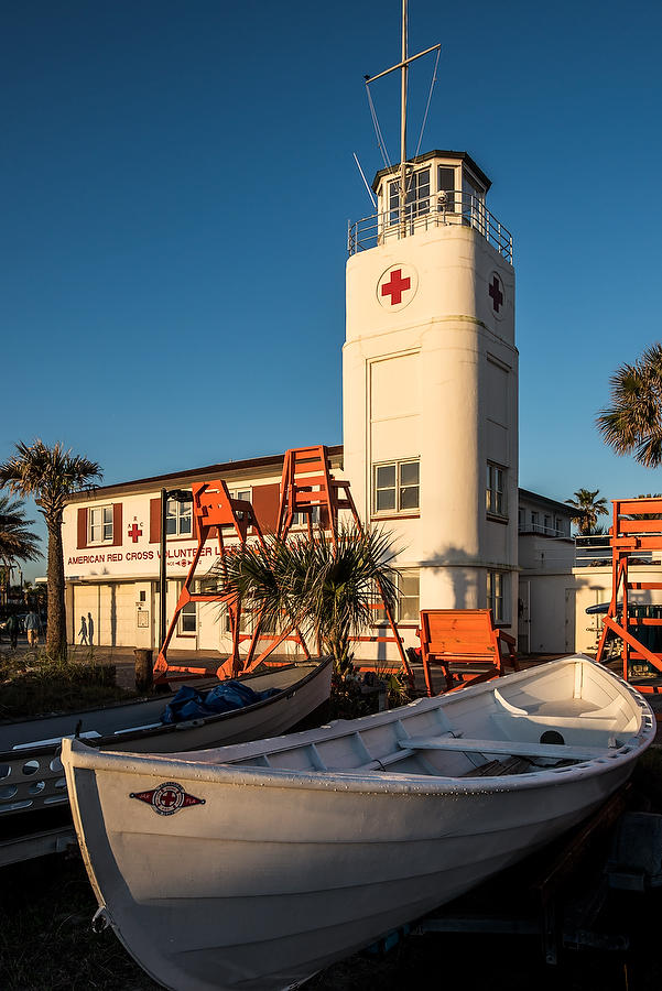 Lifeguard Station Boats 032316-73 : Landmarks & Historic Structures : Will Dickey Florida Fine Art Nature and Wildlife Photography - Images of Florida's First Coast - Nature and Landscape Photographs of Jacksonville, St. Augustine, Florida nature preserves