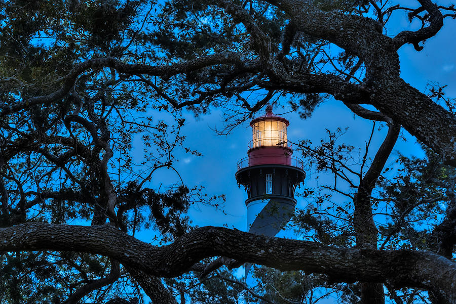 St. Augustine Light 031117-211 : Landmarks & Historic Structures : Will Dickey Florida Fine Art Nature and Wildlife Photography - Images of Florida's First Coast - Nature and Landscape Photographs of Jacksonville, St. Augustine, Florida nature preserves