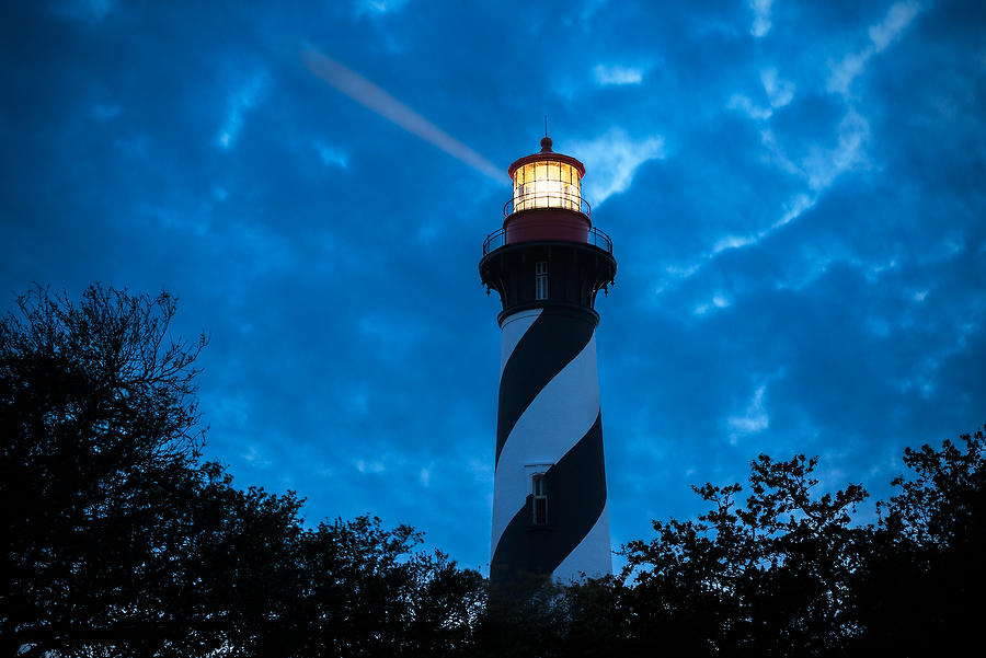 St. Augustine Light 031117-221A : Landmarks & Historic Structures : Will Dickey Florida Fine Art Nature and Wildlife Photography - Images of Florida's First Coast - Nature and Landscape Photographs of Jacksonville, St. Augustine, Florida nature preserves