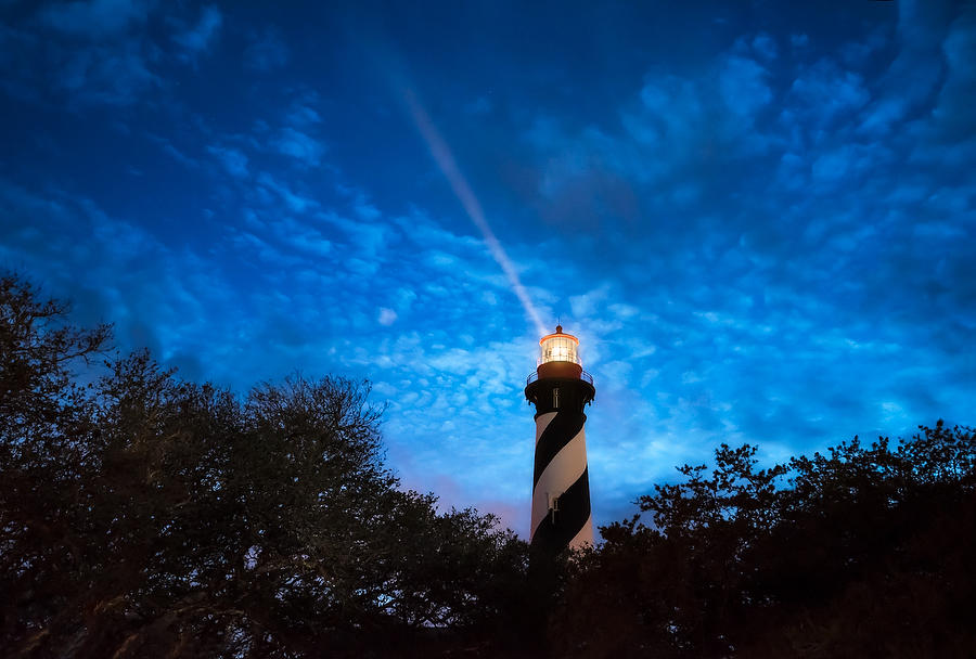 St. Augustine Light 031117-267 : Landmarks & Historic Structures : Will Dickey Florida Fine Art Nature and Wildlife Photography - Images of Florida's First Coast - Nature and Landscape Photographs of Jacksonville, St. Augustine, Florida nature preserves