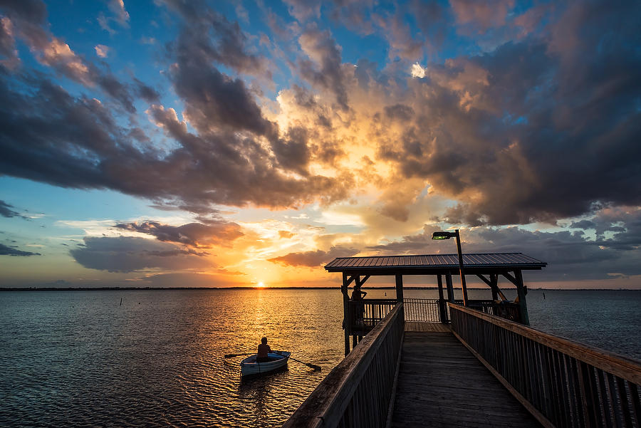 County Dock Rowboat 062015-1  : Waterways and Woods  : Will Dickey Florida Fine Art Nature and Wildlife Photography - Images of Florida's First Coast - Nature and Landscape Photographs of Jacksonville, St. Augustine, Florida nature preserves