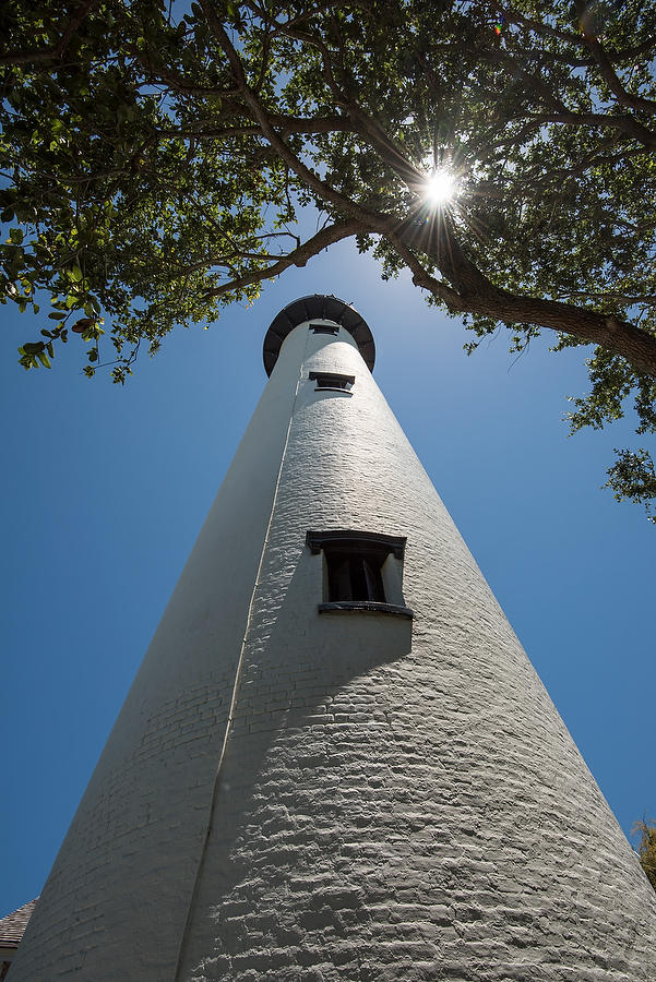 St. Simons Light    071517-40 : Landmarks & Historic Structures : Will Dickey Florida Fine Art Nature and Wildlife Photography - Images of Florida's First Coast - Nature and Landscape Photographs of Jacksonville, St. Augustine, Florida nature preserves