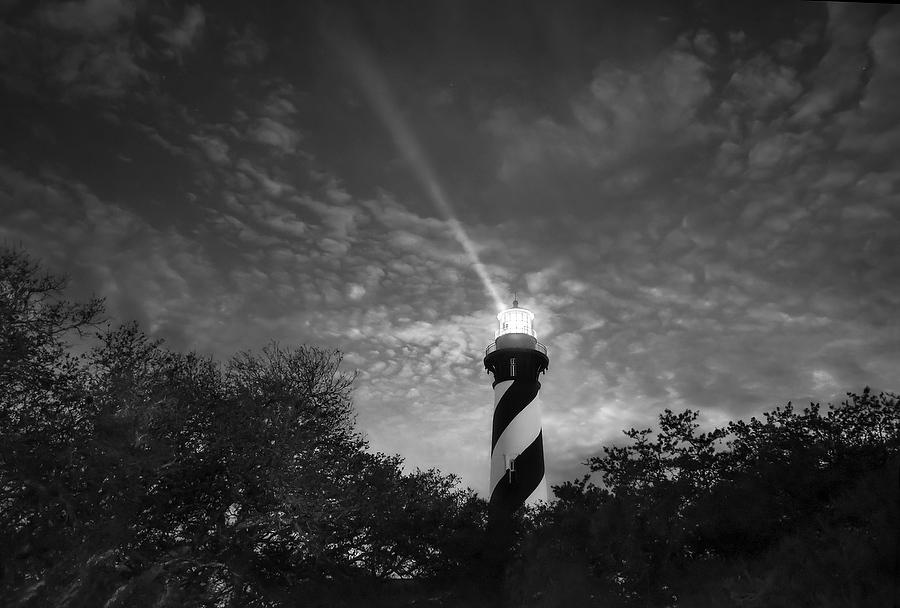 St. Augustine Light 031117-267BW : Black and White : Will Dickey Florida Fine Art Nature and Wildlife Photography - Images of Florida's First Coast - Nature and Landscape Photographs of Jacksonville, St. Augustine, Florida nature preserves