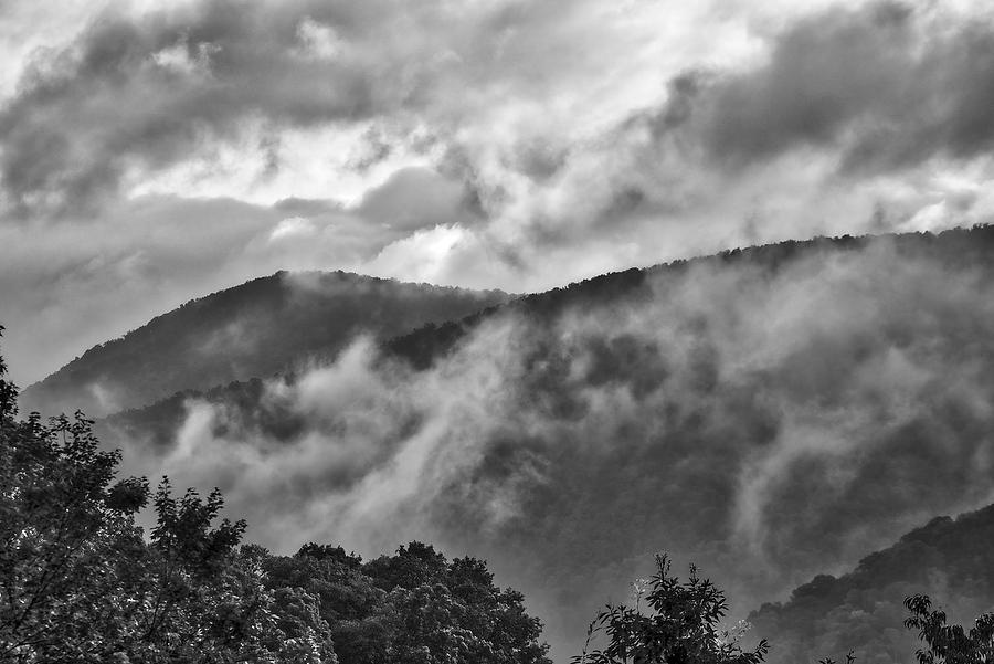 Tanbark Ridge Sunrise 072917-75BW : Black and White : Will Dickey Florida Fine Art Nature and Wildlife Photography - Images of Florida's First Coast - Nature and Landscape Photographs of Jacksonville, St. Augustine, Florida nature preserves