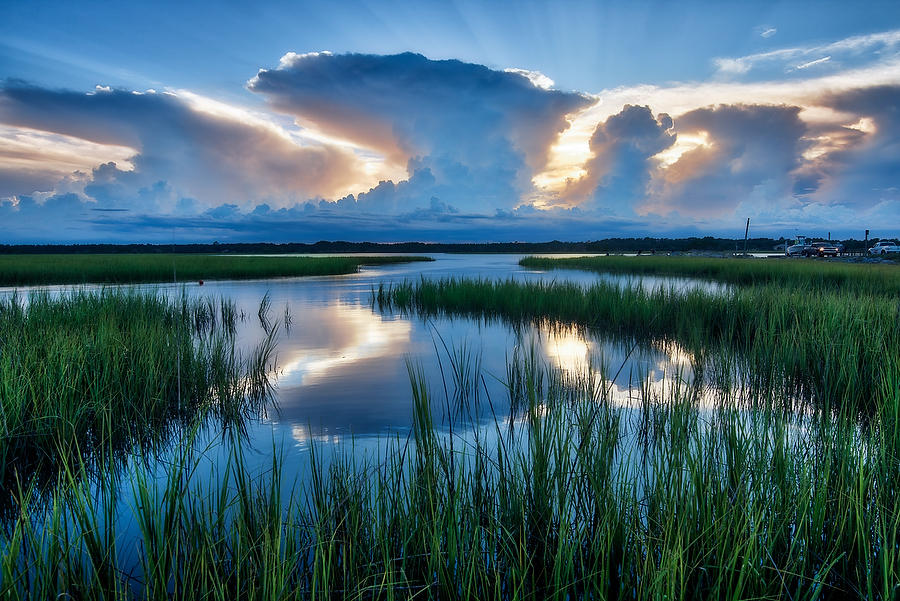 Sawpit Creek Sunset 090918-259 : Timucuan Preserve  : Will Dickey Florida Fine Art Nature and Wildlife Photography - Images of Florida's First Coast - Nature and Landscape Photographs of Jacksonville, St. Augustine, Florida nature preserves