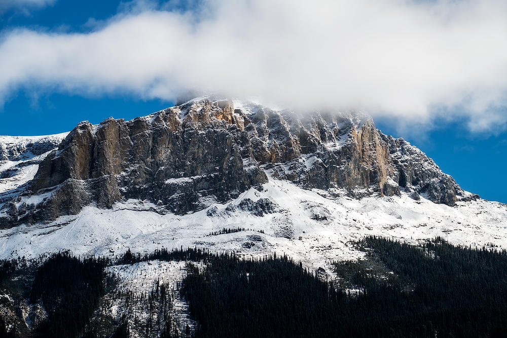 Emerald Lake Mountain 100119-387 : Canadian Rockies : Will Dickey Florida Fine Art Nature and Wildlife Photography - Images of Florida's First Coast - Nature and Landscape Photographs of Jacksonville, St. Augustine, Florida nature preserves