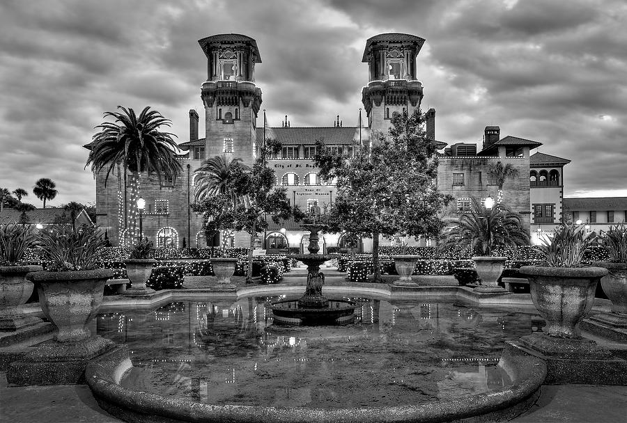 St. AugustineLightner 011611-57BW  : Black and White : Will Dickey Florida Fine Art Nature and Wildlife Photography - Images of Florida's First Coast - Nature and Landscape Photographs of Jacksonville, St. Augustine, Florida nature preserves