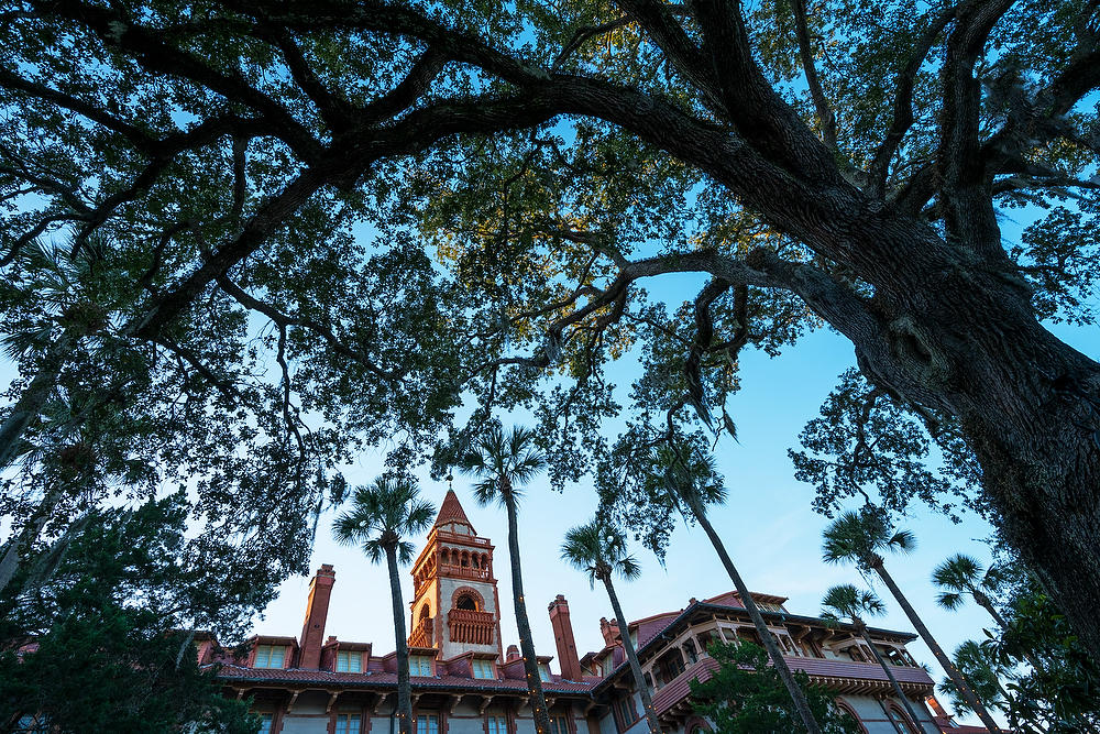 Flagler College 
122921-69 : Landmarks & Historic Structures : Will Dickey Florida Fine Art Nature and Wildlife Photography - Images of Florida's First Coast - Nature and Landscape Photographs of Jacksonville, St. Augustine, Florida nature preserves