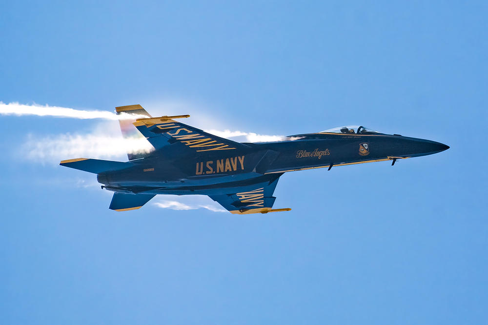 Blue Angels Vapor   102322-229 : Landmarks & Historic Structures : Will Dickey Florida Fine Art Nature and Wildlife Photography - Images of Florida's First Coast - Nature and Landscape Photographs of Jacksonville, St. Augustine, Florida nature preserves