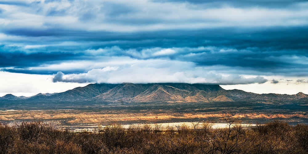 Huachuca Mountain Storm 021923-93  : Arizona : Will Dickey Florida Fine Art Nature and Wildlife Photography - Images of Florida's First Coast - Nature and Landscape Photographs of Jacksonville, St. Augustine, Florida nature preserves