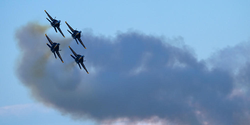 Blue Angels Jacksonville Beach 102023-488P : Landmarks & Historic Structures : Will Dickey Florida Fine Art Nature and Wildlife Photography - Images of Florida's First Coast - Nature and Landscape Photographs of Jacksonville, St. Augustine, Florida nature preserves