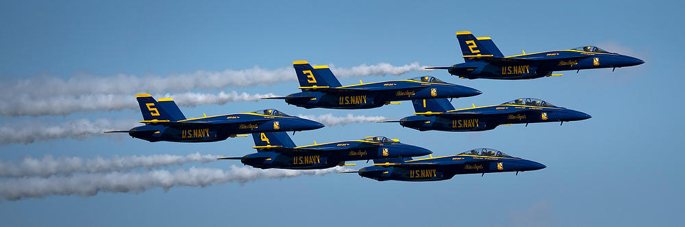Blue Angels Jacksonville Beach 102023-593P : Landmarks & Historic Structures : Will Dickey Florida Fine Art Nature and Wildlife Photography - Images of Florida's First Coast - Nature and Landscape Photographs of Jacksonville, St. Augustine, Florida nature preserves