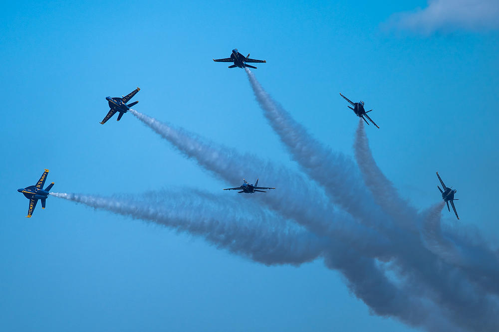 Blue Angels Jacksonville Beach 102023-664 : Landmarks & Historic Structures : Will Dickey Florida Fine Art Nature and Wildlife Photography - Images of Florida's First Coast - Nature and Landscape Photographs of Jacksonville, St. Augustine, Florida nature preserves