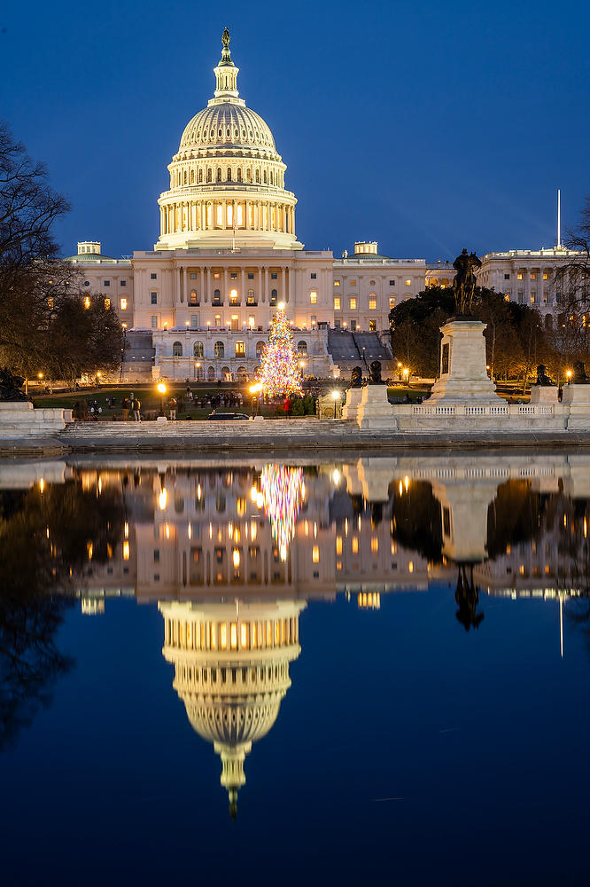 Capitol Christmas Tree 121623-218 : Washington D.C. : Will Dickey Florida Fine Art Nature and Wildlife Photography - Images of Florida's First Coast - Nature and Landscape Photographs of Jacksonville, St. Augustine, Florida nature preserves