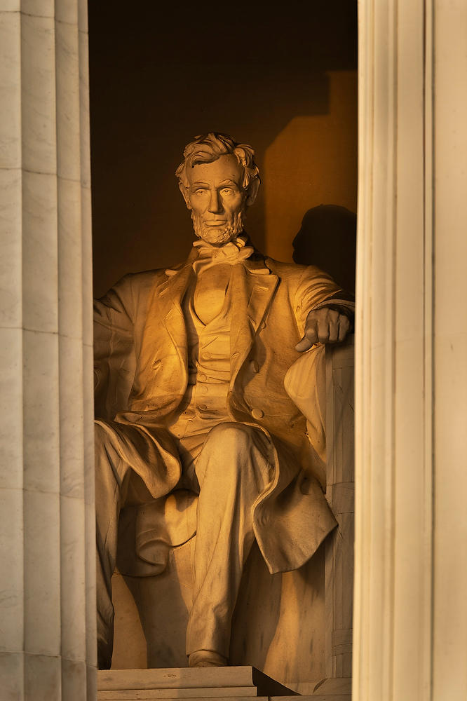 Lincoln Memorial Sunrise 101023-181 : Washington D.C. : Will Dickey Florida Fine Art Nature and Wildlife Photography - Images of Florida's First Coast - Nature and Landscape Photographs of Jacksonville, St. Augustine, Florida nature preserves