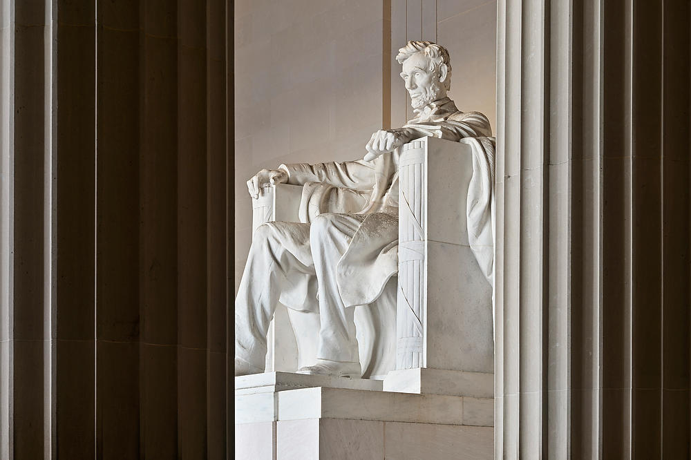 Lincoln Memorial 
031924-49 : Washington D.C. : Will Dickey Florida Fine Art Nature and Wildlife Photography - Images of Florida's First Coast - Nature and Landscape Photographs of Jacksonville, St. Augustine, Florida nature preserves