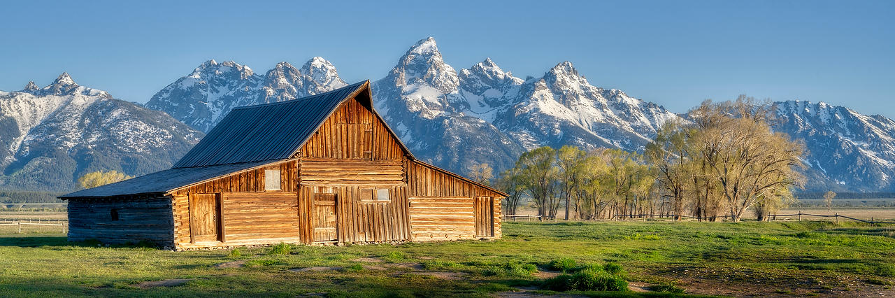 Tetons Mormon Row 
052525-137P : Wyoming : Will Dickey Florida Fine Art Nature and Wildlife Photography - Images of Florida's First Coast - Nature and Landscape Photographs of Jacksonville, St. Augustine, Florida nature preserves