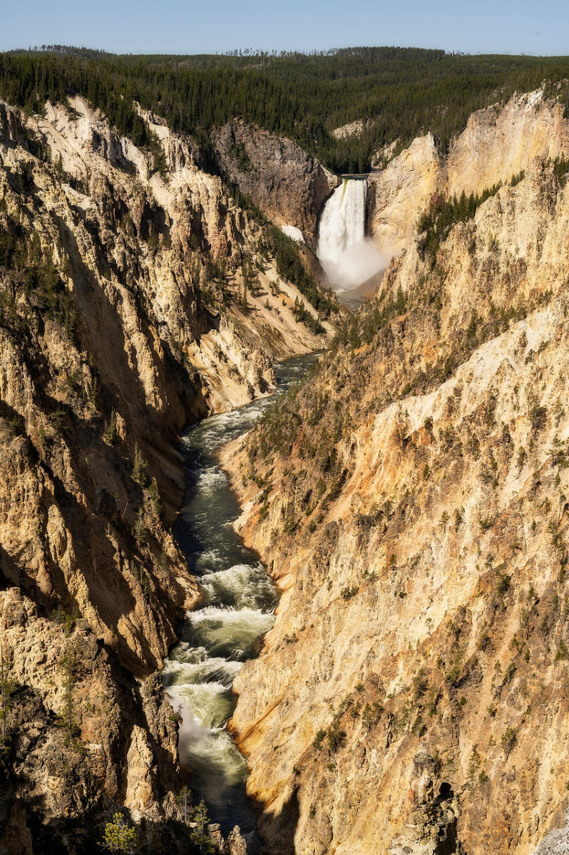 Yellowstone Falls 
052725-909 : Wyoming : Will Dickey Florida Fine Art Nature and Wildlife Photography - Images of Florida's First Coast - Nature and Landscape Photographs of Jacksonville, St. Augustine, Florida nature preserves