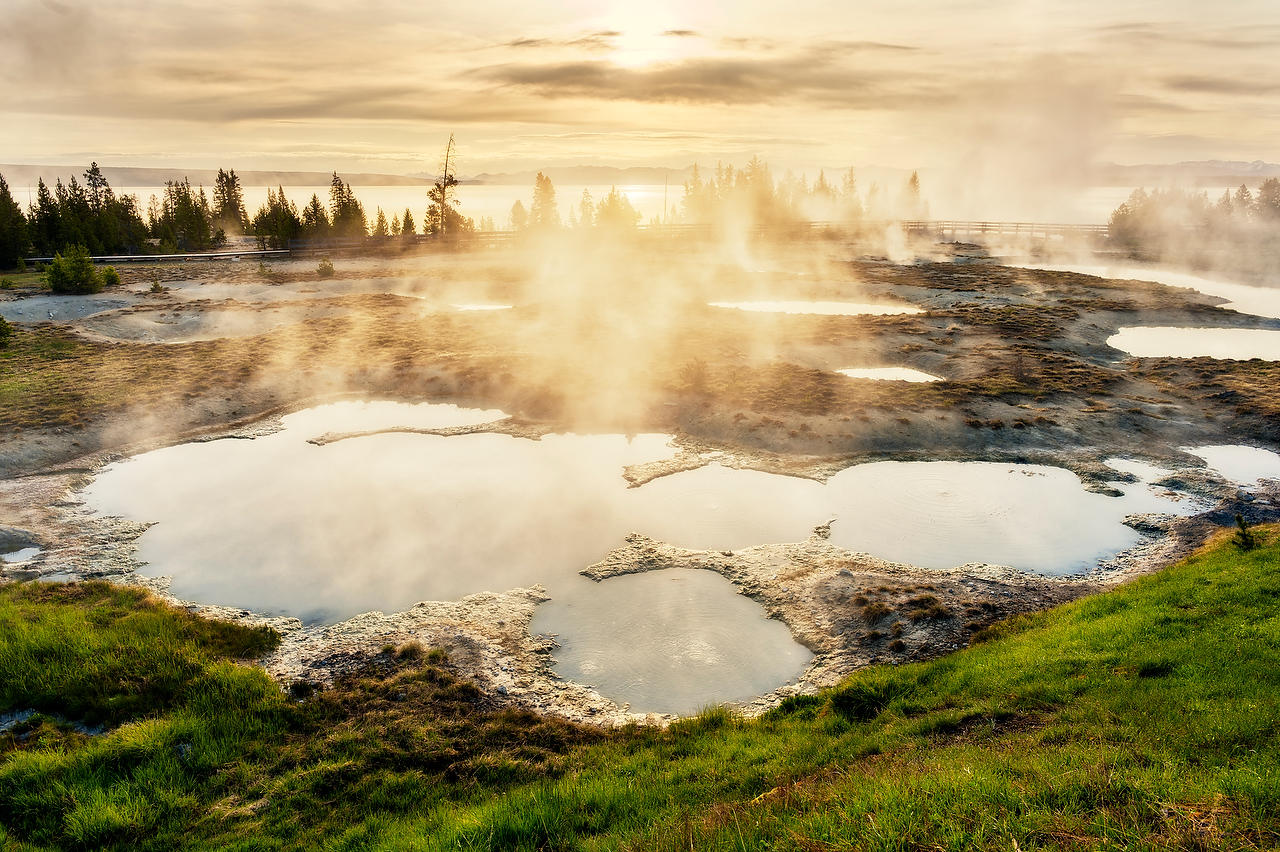 Yellowstone Geyser Basin 052725-26 : Wyoming : Will Dickey Florida Fine Art Nature and Wildlife Photography - Images of Florida's First Coast - Nature and Landscape Photographs of Jacksonville, St. Augustine, Florida nature preserves