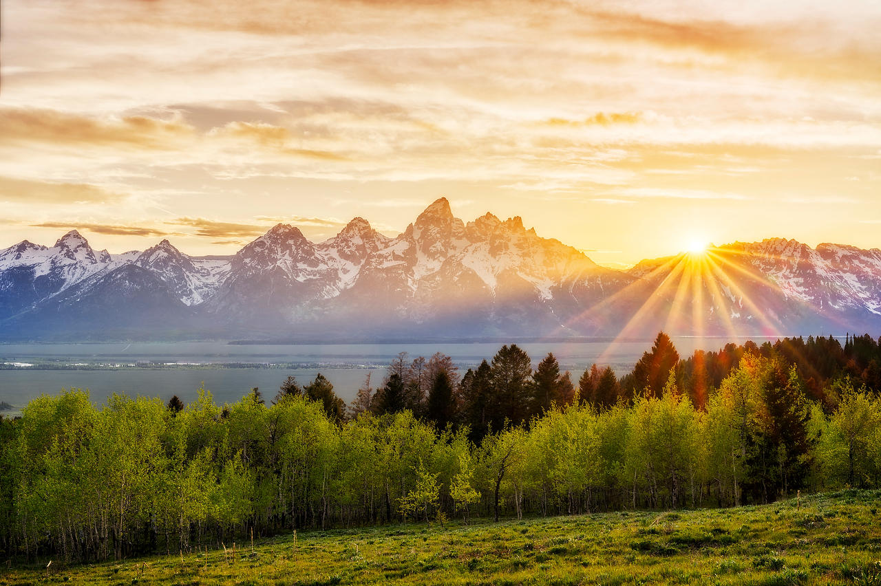 Grand Tetons Shadow Mountain
 052925-281 : Wyoming : Will Dickey Florida Fine Art Nature and Wildlife Photography - Images of Florida's First Coast - Nature and Landscape Photographs of Jacksonville, St. Augustine, Florida nature preserves