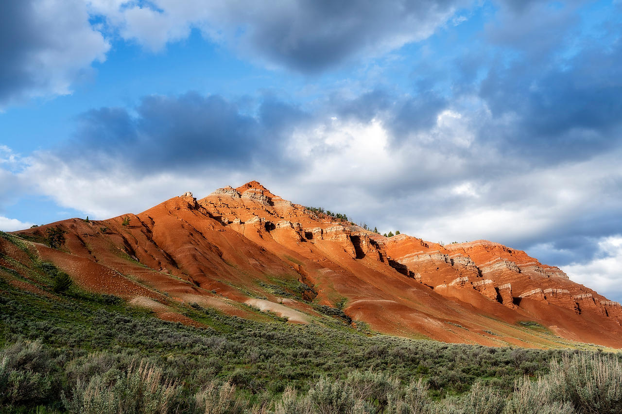 Gros Ventre Red Hills 
052825-1233 : Wyoming : Will Dickey Florida Fine Art Nature and Wildlife Photography - Images of Florida's First Coast - Nature and Landscape Photographs of Jacksonville, St. Augustine, Florida nature preserves