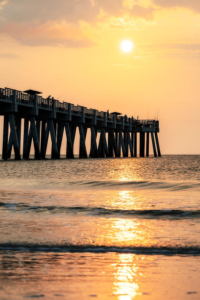 Jacksonville Beach 
Pier Sunrise
073026-91 : Beaches : Will Dickey Florida Fine Art Nature and Wildlife Photography - Images of Florida's First Coast - Nature and Landscape Photographs of Jacksonville, St. Augustine, Florida nature preserves