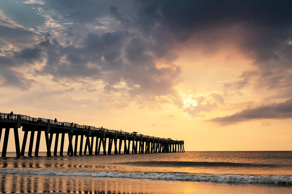 Jacksonville Beach 
Pier Sunrise
073026-136 : Beaches : Will Dickey Florida Fine Art Nature and Wildlife Photography - Images of Florida's First Coast - Nature and Landscape Photographs of Jacksonville, St. Augustine, Florida nature preserves