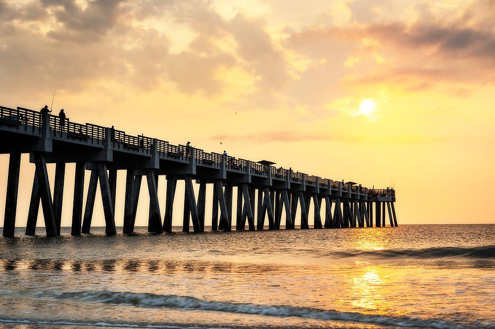 Jacksonville Beach 
Pier Sunrise
073026-121 : Beaches : Will Dickey Florida Fine Art Nature and Wildlife Photography - Images of Florida's First Coast - Nature and Landscape Photographs of Jacksonville, St. Augustine, Florida nature preserves