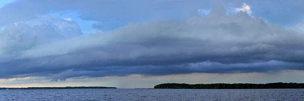 St. Johns River Clouds
071109-P : Panoramas and Cityscapes : Will Dickey Florida Fine Art Nature and Wildlife Photography - Images of Florida's First Coast - Nature and Landscape Photographs of Jacksonville, St. Augustine, Florida nature preserves