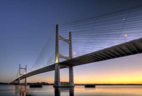 Dames Point Bridge
011910-73 : St. Johns River : Will Dickey Florida Fine Art Nature and Wildlife Photography - Images of Florida's First Coast - Nature and Landscape Photographs of Jacksonville, St. Augustine, Florida nature preserves